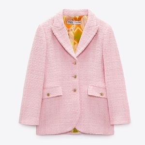 Zara textured blazer, new with tags